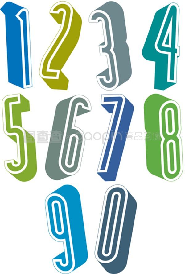 三維超高數(shù)字集 數(shù)字廣告設(shè)計中的圓形藝術(shù)革命